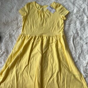 The Children's Place Yellow Casual Sundress Crew Neck Short Sleeve